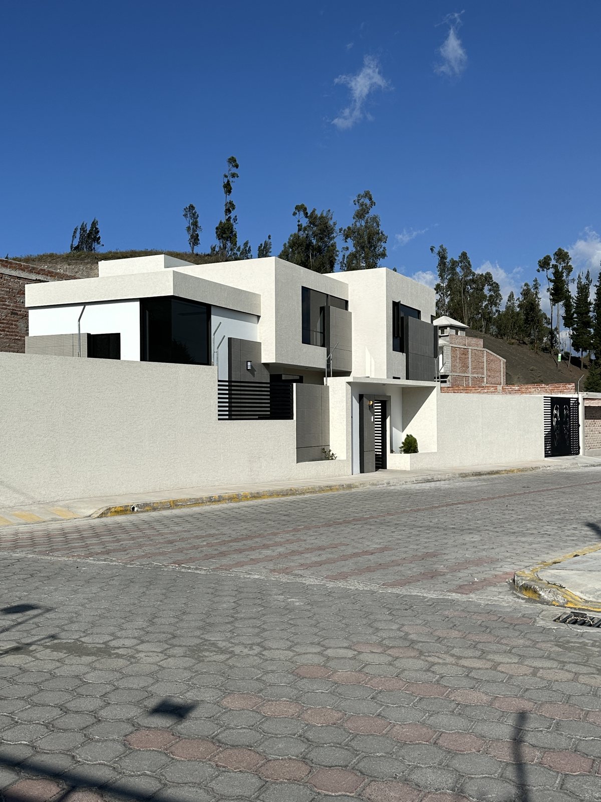 Conjunto de líneas blancas